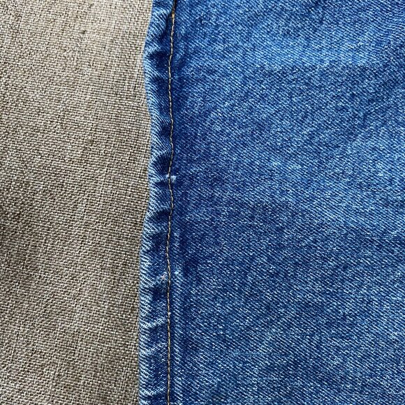 Wrangler Bermuda Denim Jean Shorts Men's 40 High Rise Blue Casual - Picture 13 of 15